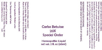 Carbo Betulae 20 s.o. Liquid - Carbo Betulae 20 s.o. Liquid